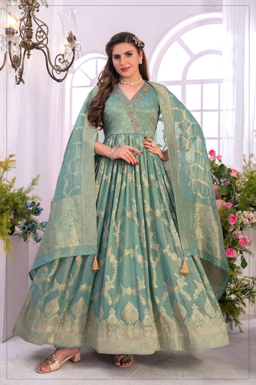 Designer Gowns 2024 By Kalpanas Creations 14