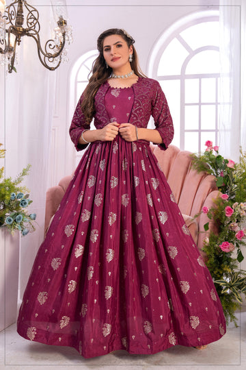 Designer Gowns 2024 By Kalpanas Creations 16