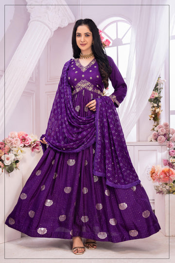 Designer Gowns 2024 By Kalpanas Creations 39