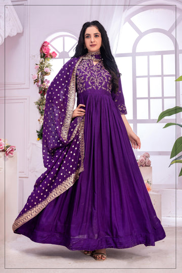 Designer Gowns 2024 By Kalpanas Creations 47