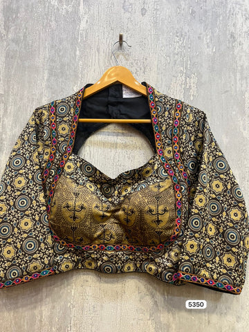 Kalpanas Creations 2024 Designer Gaji Silk Blouse 1