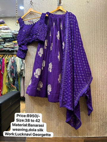 Designer Wedding Chaniya Choli by Kalpana's Creations 3 1124