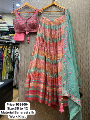 Designer Wedding Chaniya Choli by Kalpana's Creations 11  1124