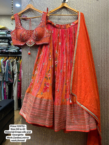 Designer Wedding Chaniya Choli by Kalpana's Creations 13  1124