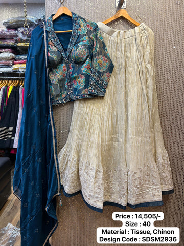 Designer Wedding Chaniya Choli by Kalpana's Creations 43