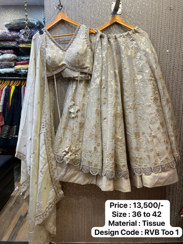 Designer Wedding Chaniya Choli by Kalpana's Creations 42