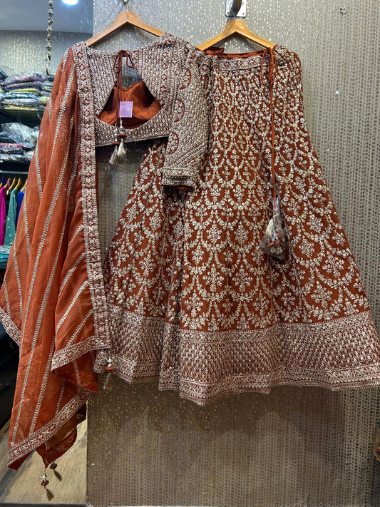 Designer Wedding Chaniya Choli by Kalpana's Creations 33