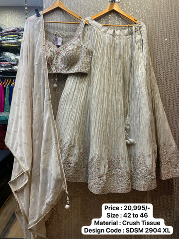 Designer Wedding Chaniya Choli by Kalpana's Creations 40