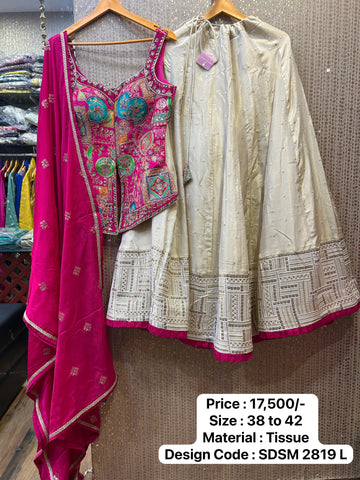 Designer Wedding Chaniya Choli by Kalpana's Creations 38