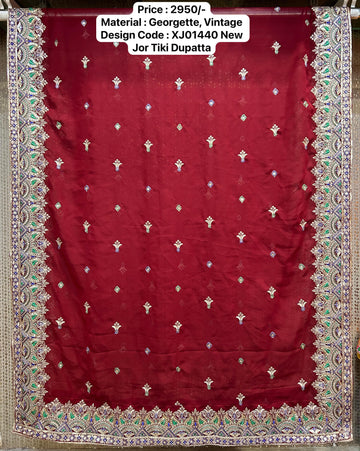 Georgette vintage Dupattas by Kalpanas Creations 56