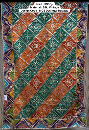Vintage Dupattas by Kalpanas Creations 58