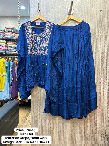 Designer Indo Western 2025 By Kalpanas Creations 154