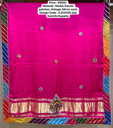 Kacchi Patches Vintage Dupattas by Kalpanas Creations 59