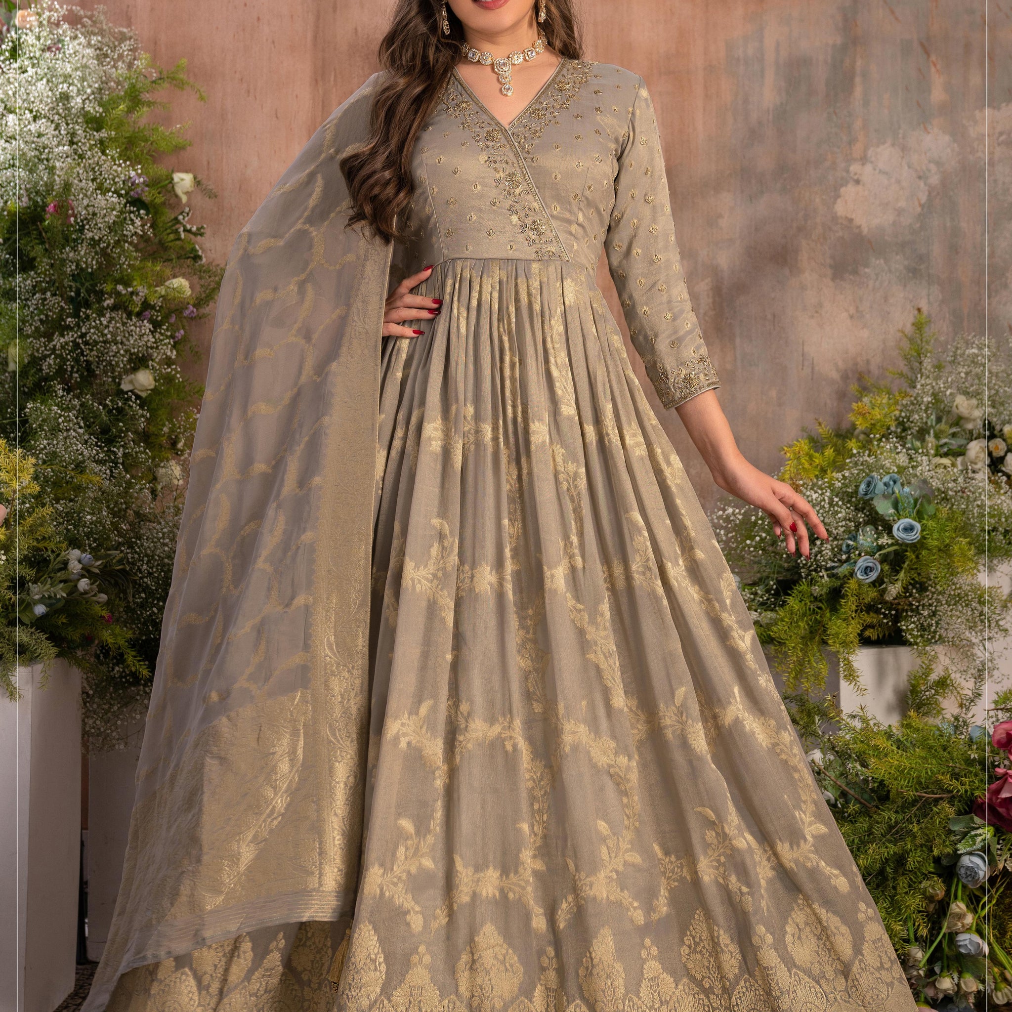Designer Gowns 2024 By Kalpanas Creations 21