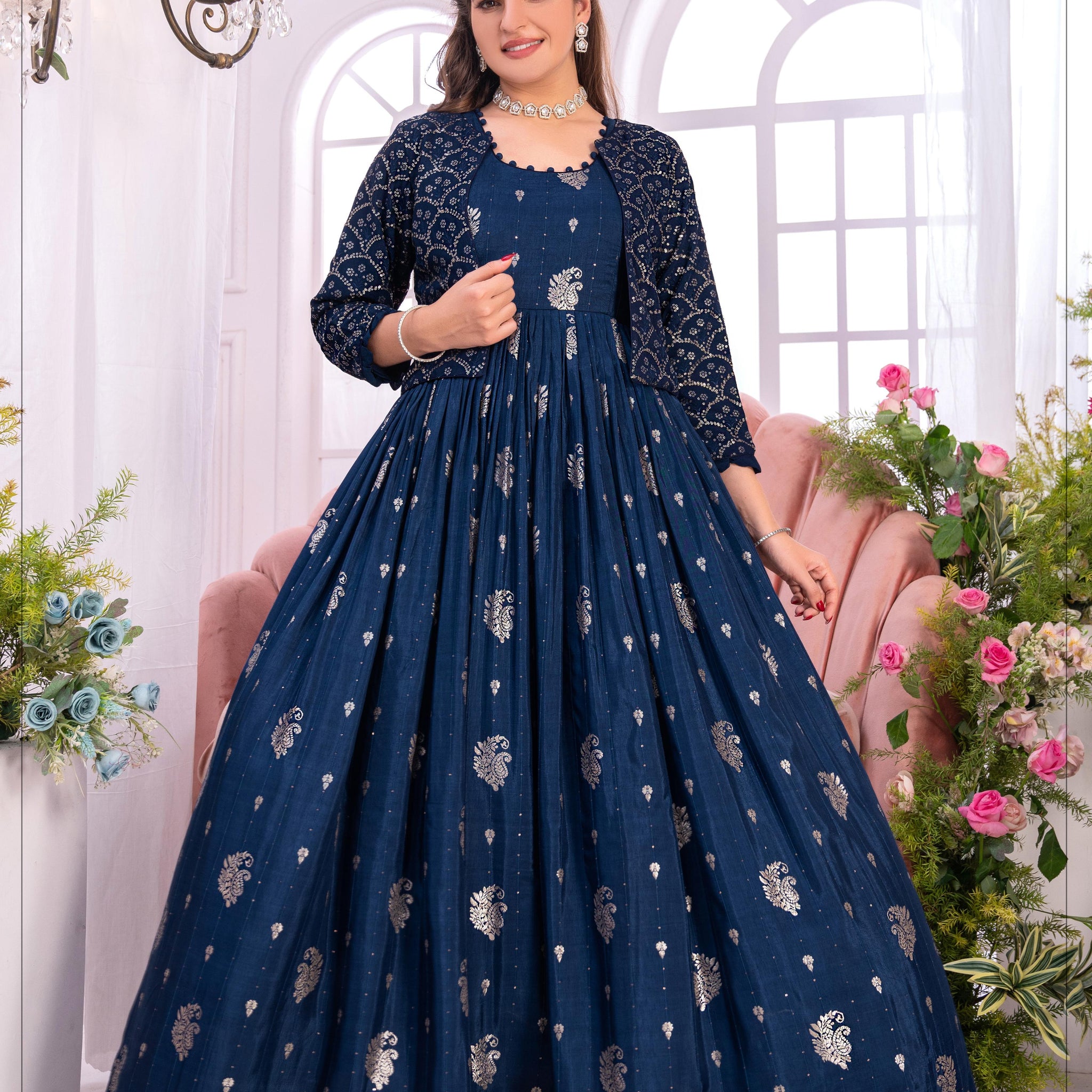Designer Gowns 2024 By Kalpanas Creations 20