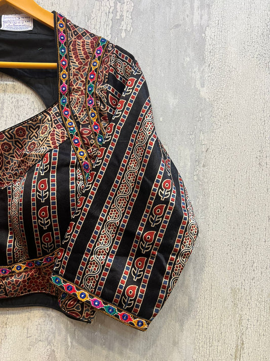 Kalpanas Creations 2024 Designer Gaji Silk  Blouse 4