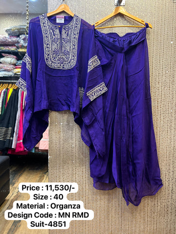 Designer Indo Western 2024 By Kalpanas Creations 98
