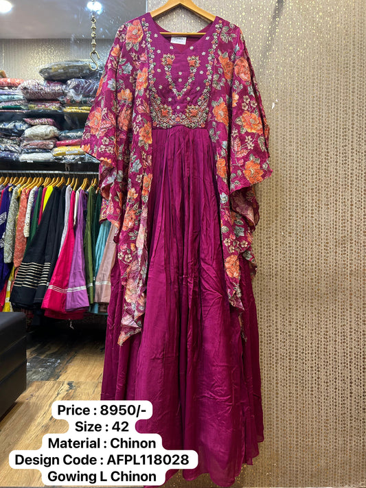 Designer Indo Western 2024 By Kalpanas Creations 94