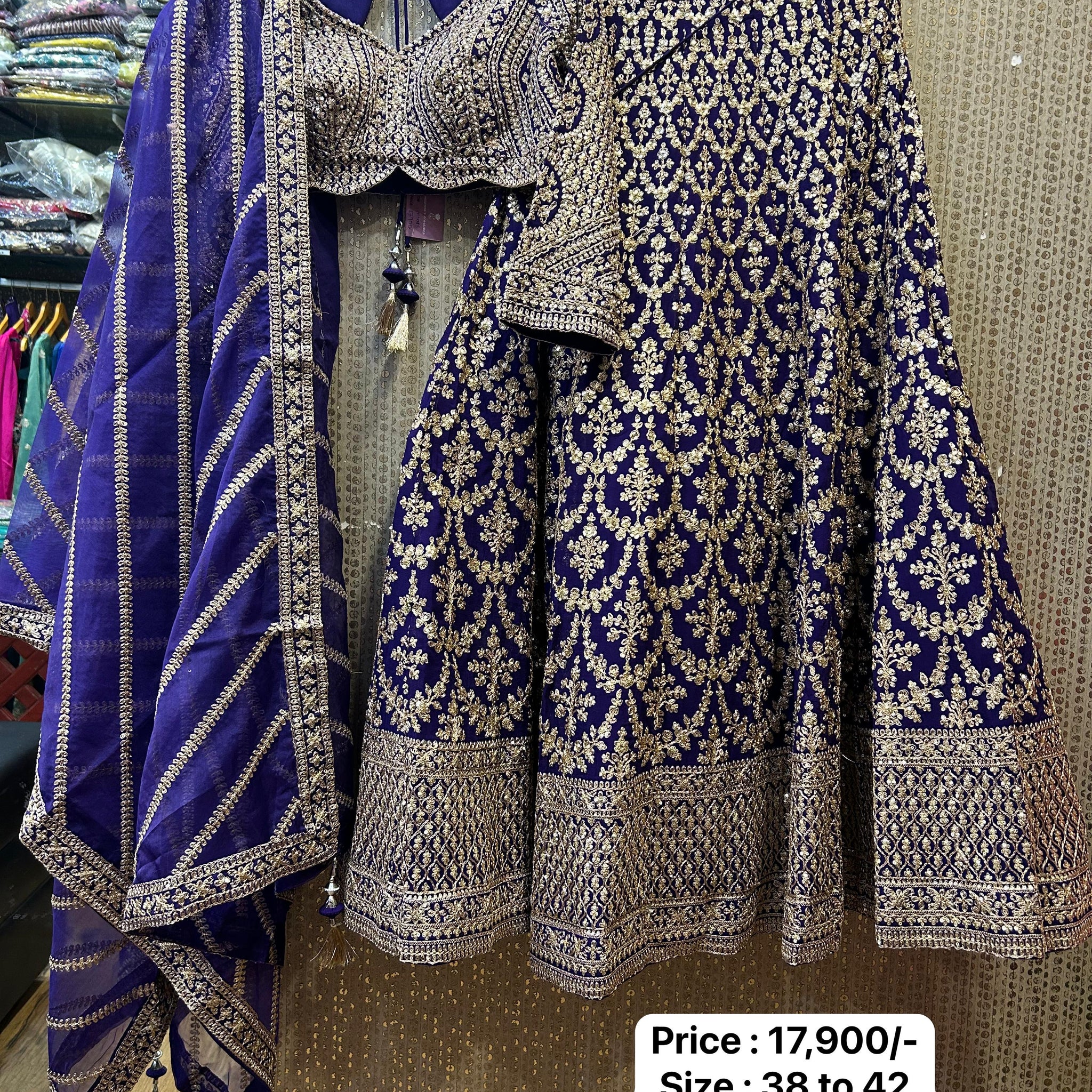 Designer Wedding Chaniya Choli by Kalpana's Creations 32