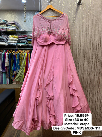 Designer Indo Western 2024 By Kalpanas Creations 126