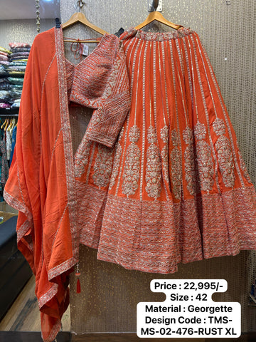 Designer Wedding Chaniya Choli by Kalpana's Creations 45