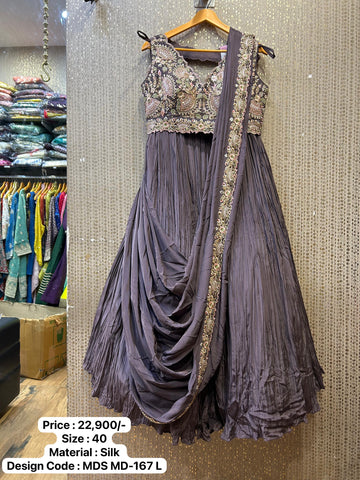 Designer Indo Western 2024 By Kalpanas Creations 137