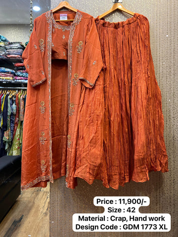 Designer Indo Western 2024 By Kalpanas Creations 148