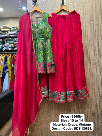 Designer Indo Western 2024 By Kalpanas Creations 151