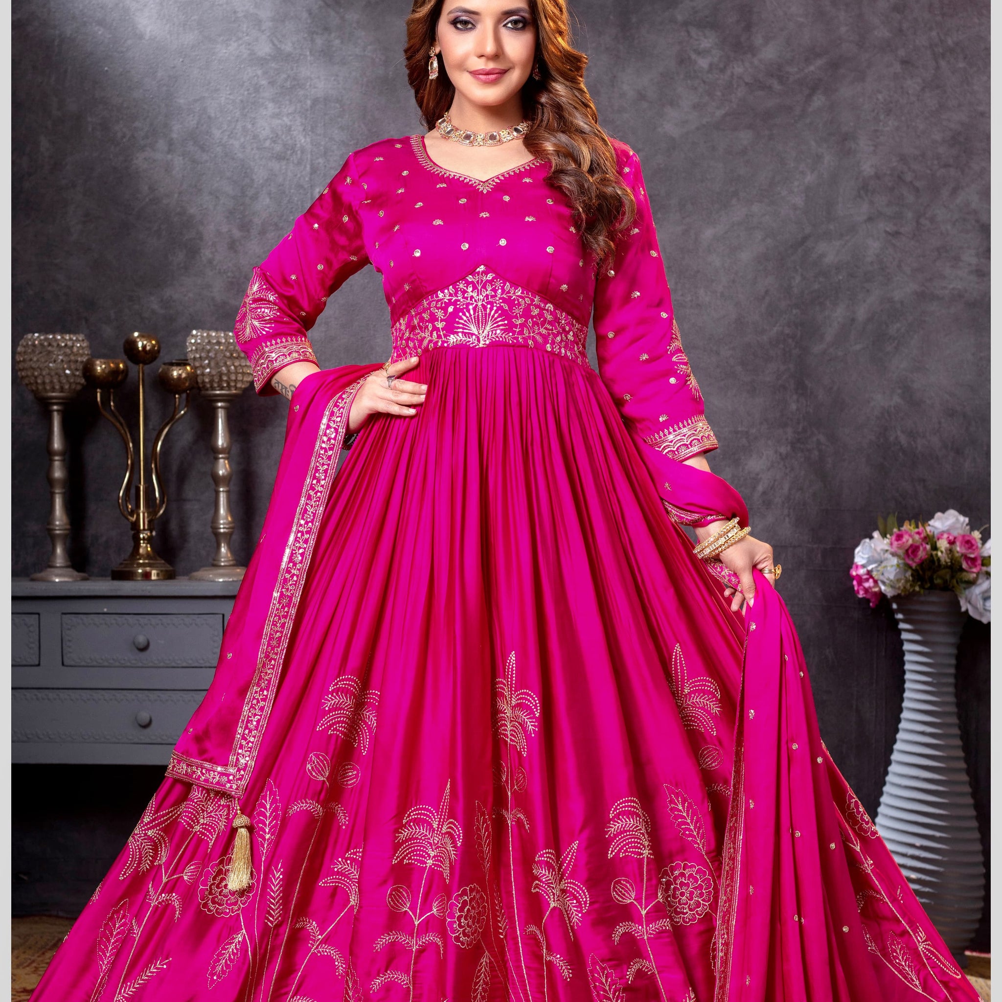 Designer Gowns 2025 By Kalpanas Creations 1