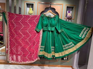 KC Maroon prices Blouse ,FB chaniya new1 ,DJ011185-PARROT GREEN