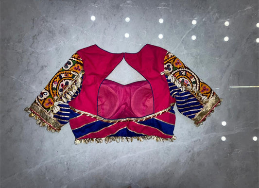 Cotton Blouse with Kutchi Hand Work KC 0005110
