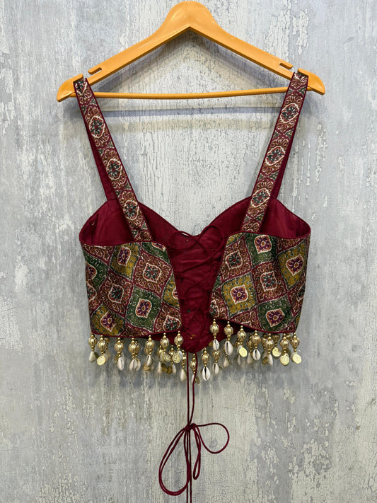 Bombay Silk Corset Blouse KC 0005105