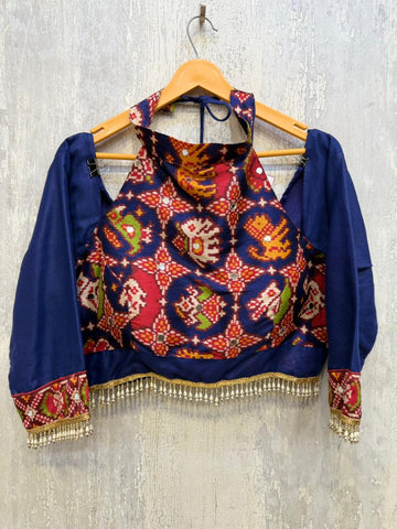 Blue Mirror  Blouse