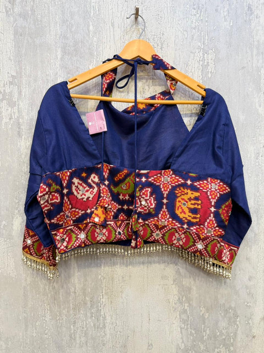 Blue Mirror  Blouse