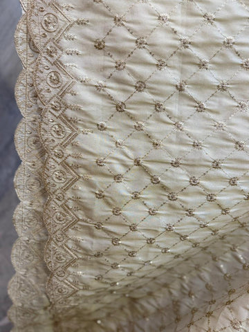 SAS PURE TISSUE CUTWORK DUPATTA