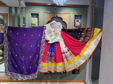 Multi color chaniya choli