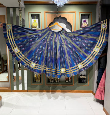PRM Chaniya Blue Ikat