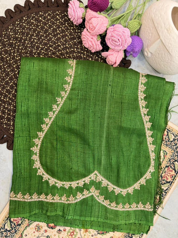Green Blouse Material 00005 New