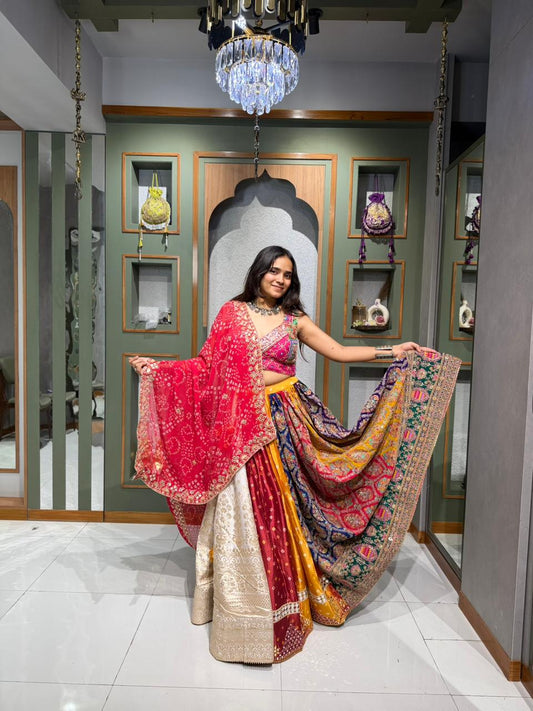 MULTICOLOR CHANIYA CHOLI
