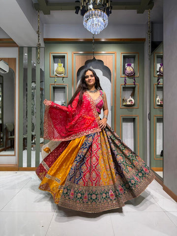 MULTICOLOR CHANIYA CHOLI
